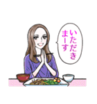 美LIFEクリエイター長谷川朋美のスタンプ（個別スタンプ：14）