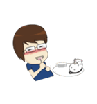 GlassGirl＆GlassBoy（個別スタンプ：34）