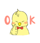 ぴよ男とがる子（個別スタンプ：1）