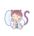 The cat and his friends（個別スタンプ：1）