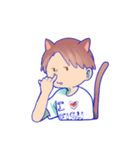 The cat and his friends（個別スタンプ：3）