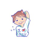 The cat and his friends（個別スタンプ：4）