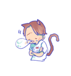 The cat and his friends（個別スタンプ：7）