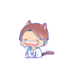 The cat and his friends（個別スタンプ：19）
