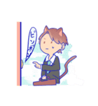 The cat and his friends（個別スタンプ：26）