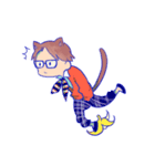 The cat and his friends（個別スタンプ：28）