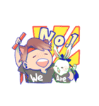 The cat and his friends（個別スタンプ：35）