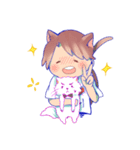 The cat and his friends（個別スタンプ：38）