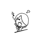シロクロ（個別スタンプ：1）