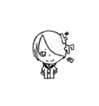 シロクロ（個別スタンプ：9）
