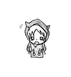 シロクロ（個別スタンプ：14）