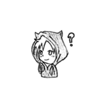 シロクロ（個別スタンプ：16）
