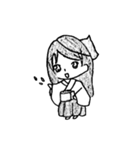 シロクロ（個別スタンプ：35）