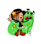 マホちゃんクロちゃん（個別スタンプ：14）