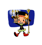 マホちゃんクロちゃん（個別スタンプ：18）