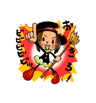 マホちゃんクロちゃん（個別スタンプ：22）