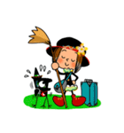 マホちゃんクロちゃん（個別スタンプ：37）