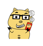 Chuchu ( little yellow pig )（個別スタンプ：11）