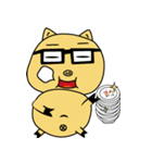Chuchu ( little yellow pig )（個別スタンプ：16）