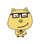 Chuchu ( little yellow pig )（個別スタンプ：28）