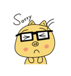 Chuchu ( little yellow pig )（個別スタンプ：33）