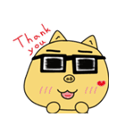 Chuchu ( little yellow pig )（個別スタンプ：34）