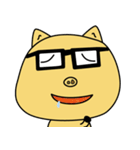 Chuchu ( little yellow pig )（個別スタンプ：38）