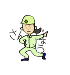 現場で働くおかあさん（個別スタンプ：4）
