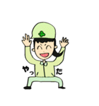 現場で働くおかあさん（個別スタンプ：15）