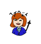 現場で働くおかあさん（個別スタンプ：29）