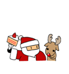 サンタとトナカイのクリスマス！（日本語）（個別スタンプ：5）