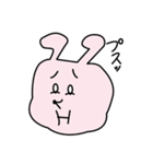 百面相うさぎもち（個別スタンプ：3）