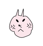 百面相うさぎもち（個別スタンプ：11）
