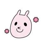 百面相うさぎもち（個別スタンプ：12）