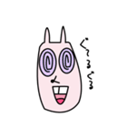 百面相うさぎもち（個別スタンプ：13）