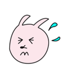 百面相うさぎもち（個別スタンプ：15）