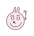 百面相うさぎもち（個別スタンプ：16）