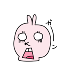 百面相うさぎもち（個別スタンプ：19）