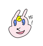 百面相うさぎもち（個別スタンプ：30）