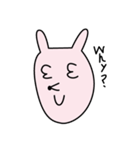 百面相うさぎもち（個別スタンプ：32）