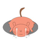 Cute Lazy Cat（個別スタンプ：22）