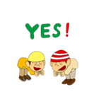 ジョリーくんとシャポーくん（個別スタンプ：2）