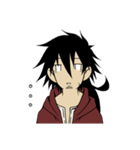 めんどくさいけど返答する男子（個別スタンプ：20）