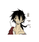 めんどくさいけど返答する男子（個別スタンプ：39）
