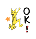 はなとくん ～笑ねこシリーズ②～（個別スタンプ：3）