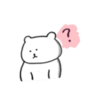 しろくまの喜怒哀楽（個別スタンプ：21）