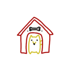 私の家の前の犬（個別スタンプ：5）