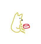 私の家の前の犬（個別スタンプ：35）