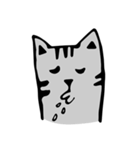 Handsome gray meow（個別スタンプ：3）