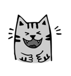 Handsome gray meow（個別スタンプ：6）